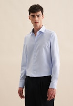 Performance shirt in Slim with Kent-Collar in Light Blue |  Seidensticker Onlineshop