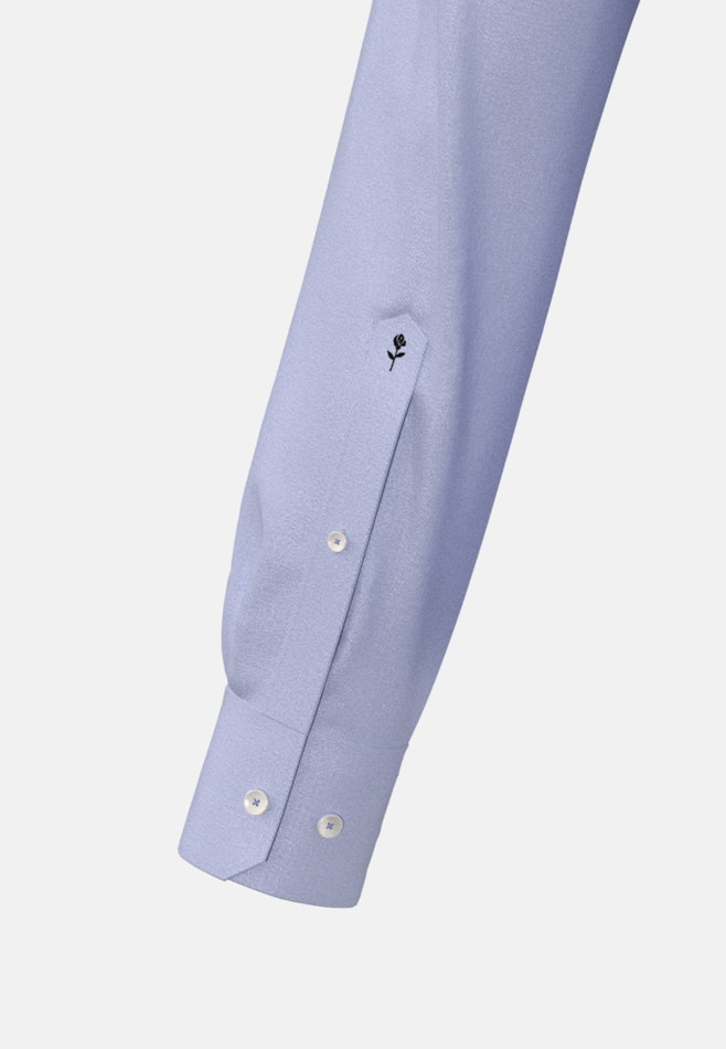 Chemise performance Slim Twill (sergé) Col Kent dans Bleu Clair | Boutique en ligne Seidensticker