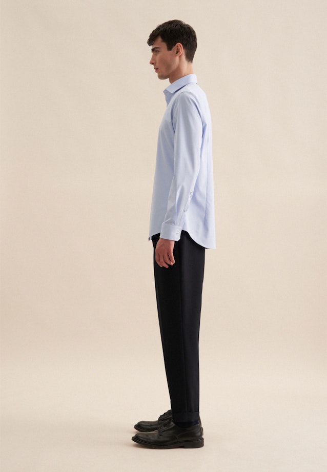 Slim Chemise Performance Uni in Bleu Clair |  Seidensticker Onlineshop