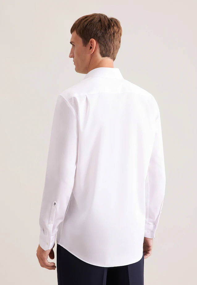 Regular Business Hemd Uni in Weiß |  Seidensticker Onlineshop