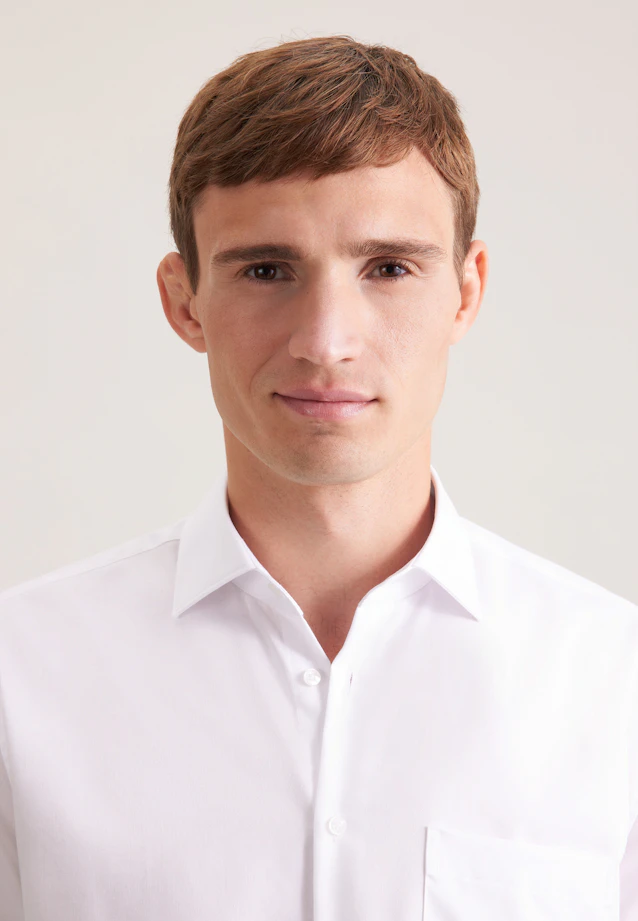 Regular Business shirt Uni in White |  Seidensticker Onlineshop