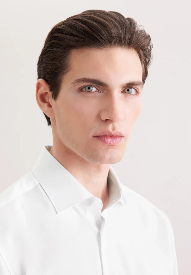 Regular Business shirt Uni in White |  Seidensticker Onlineshop
