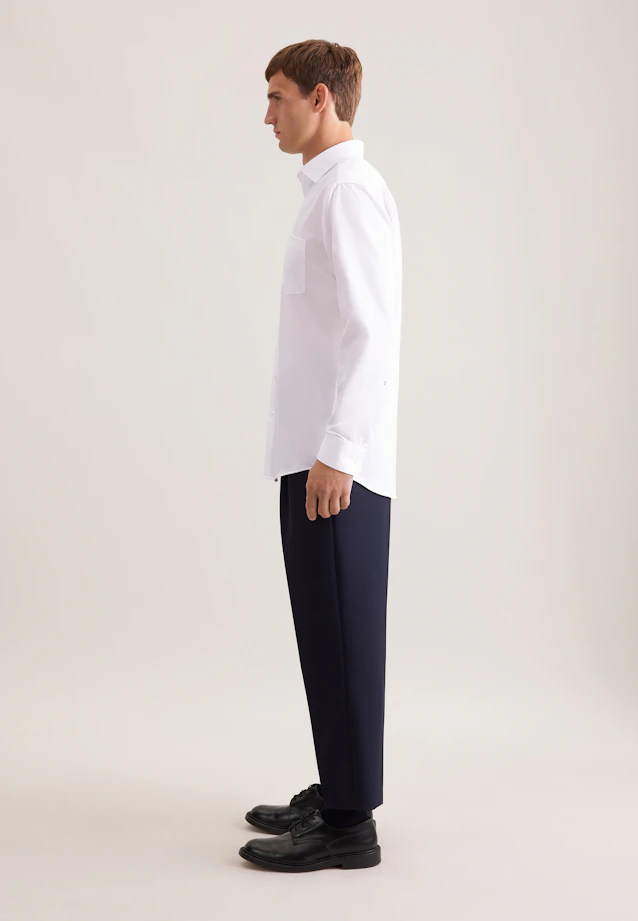 Regular Business shirt Uni in White |  Seidensticker Onlineshop
