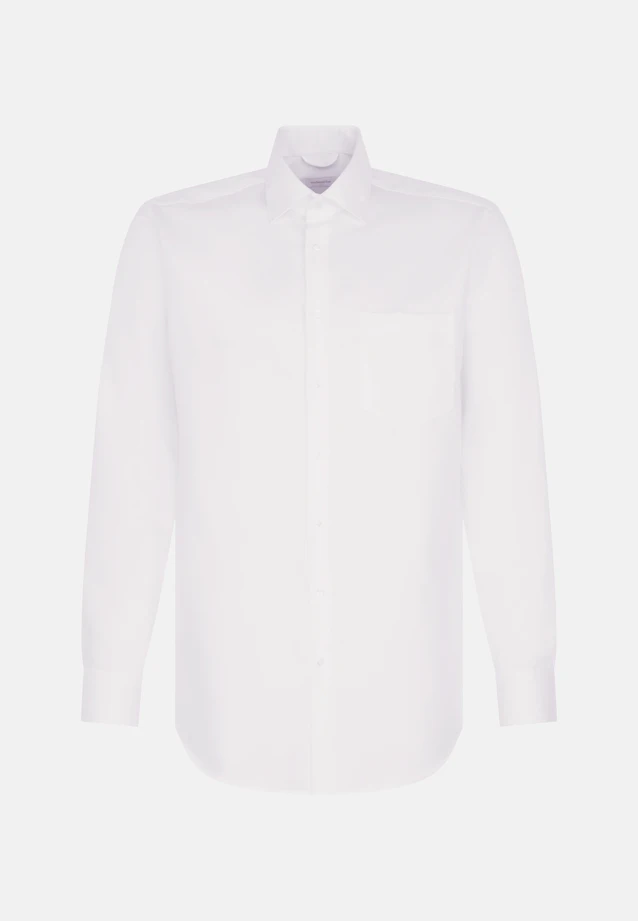 Regular Business shirt Uni in White |  Seidensticker Onlineshop