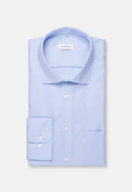 Regular Business shirt Uni in Mittelblau |  Seidensticker Onlineshop