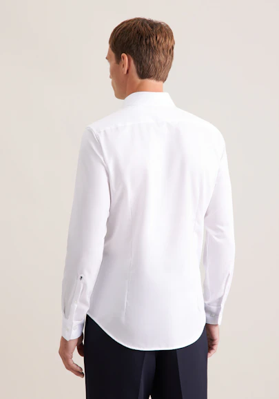 Slim Chemise d'affaires Uni in Blanc | Seidensticker Onlineshop