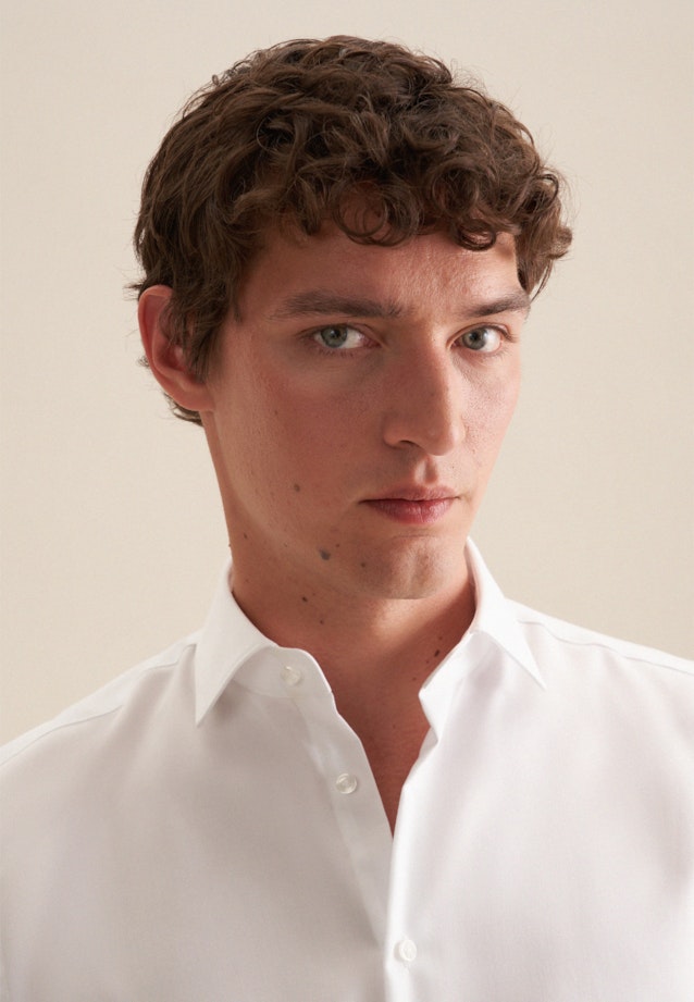 Slim Business Hemd Uni in Weiß |  Seidensticker Onlineshop