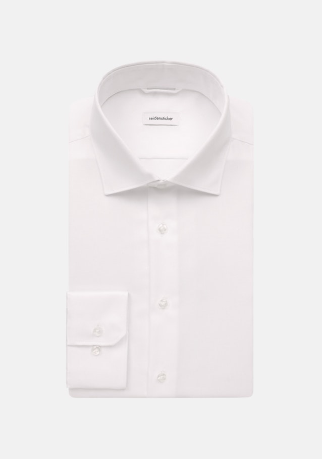 Slim Chemise d'affaires Uni in Blanc | Seidensticker Onlineshop