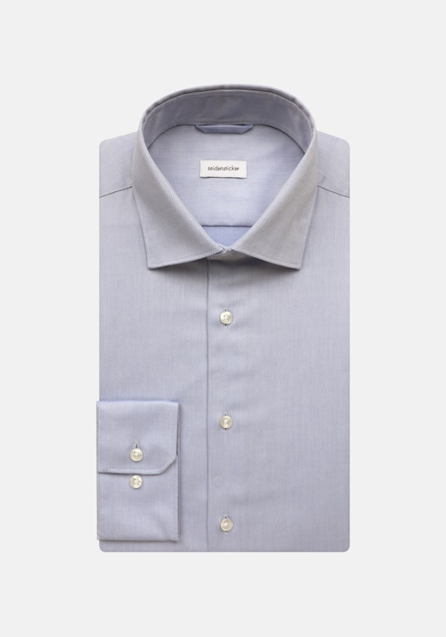 Slim Chemise d'affaires Uni in Bleu Moyen | Seidensticker Onlineshop