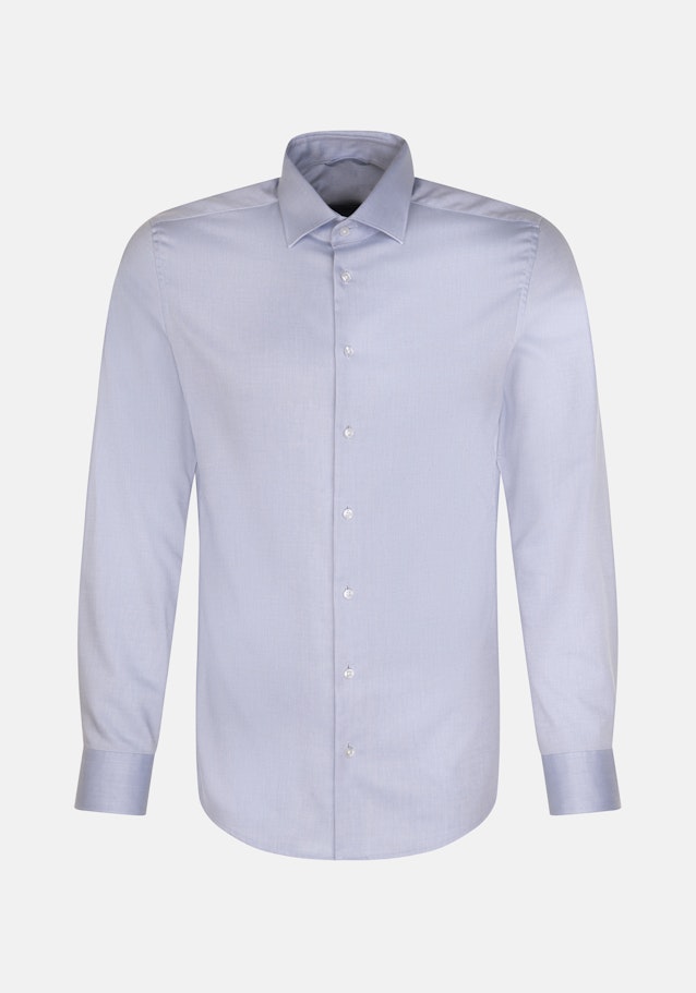 Slim Chemise d'affaires Uni in Bleu Moyen | Seidensticker Onlineshop