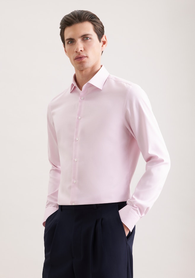 Slim Chemise d'affaires Uni dans Rose Fuchsia | Boutique en ligne Seidensticker