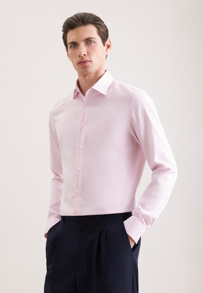 Slim Business shirt Uni in Rosa |  Seidensticker Onlineshop