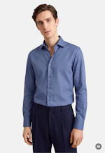 Slim Business Hemd Uni in Mittelblau |  Seidensticker Onlineshop