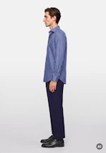 Slim Business shirt Uni in Mittelblau |  Seidensticker Onlineshop