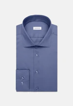 Slim Business Hemd Uni in Mittelblau |  Seidensticker Onlineshop