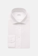 Non-iron Twill Business Shirt in Slim with Kent-Collar and extra long sleeve in White |  Seidensticker Onlineshop