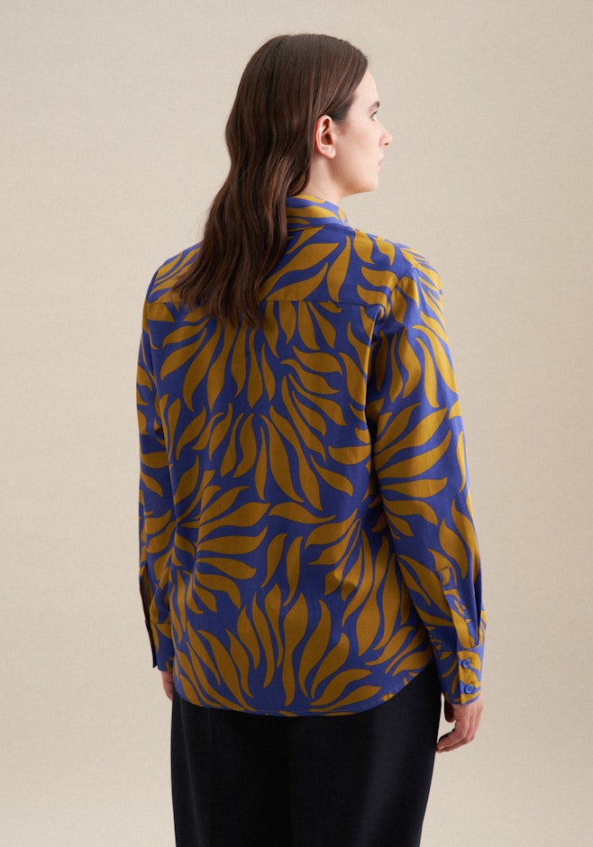 Hemdbluse Druck in Gelb | Seidensticker Onlineshop