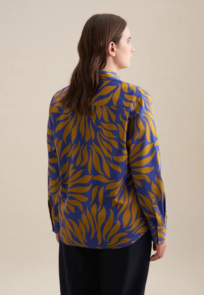 Hemdbluse Druck in Gelb |  Seidensticker Onlineshop
