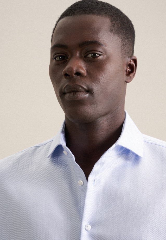 Slim Business Hemd Streifen in Hellblau |  Seidensticker Onlineshop