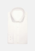 Non-iron Herringbone pattern Business Shirt in Slim with Kent-Collar in White |  Seidensticker Onlineshop