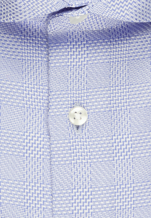 Chemise Business Shaped Structuré Col Kent in Bleu Clair |  Seidensticker Onlineshop