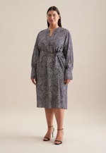 Curvy Robe Regular Manche Longue in Bleu Foncé |  Seidensticker Onlineshop