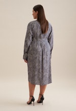 Curvy Robe Regular Manche Longue in Bleu Foncé |  Seidensticker Onlineshop