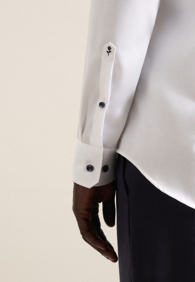 Chemise D'affaires Shaped Manche Extra Longue Sémi-Classique in Blanc |  Seidensticker Onlineshop