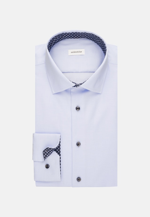 Chemise D'affaires Shaped Manche Extra Longue Sémi-Classique in Bleu Clair |  Seidensticker Onlineshop