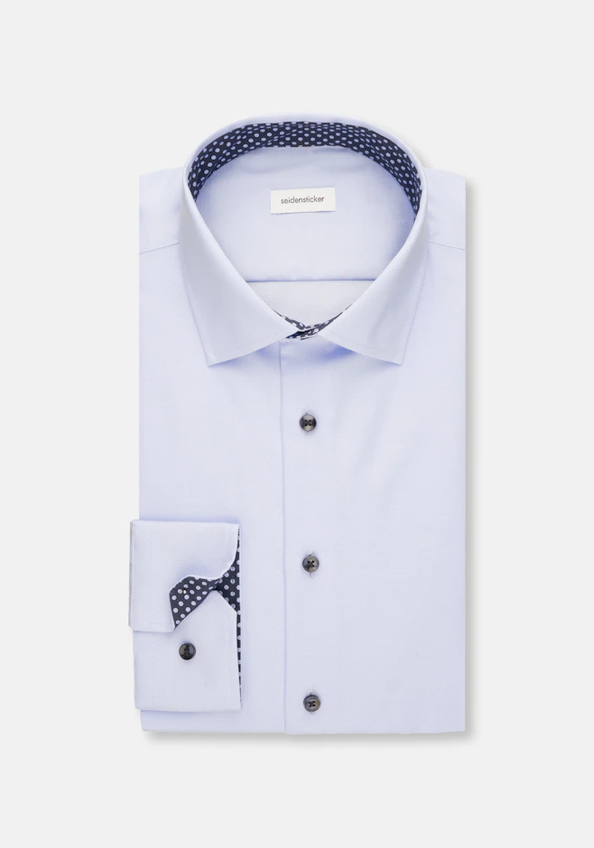Shaped Business Hemd Uni in Hellblau | Seidensticker Onlineshop