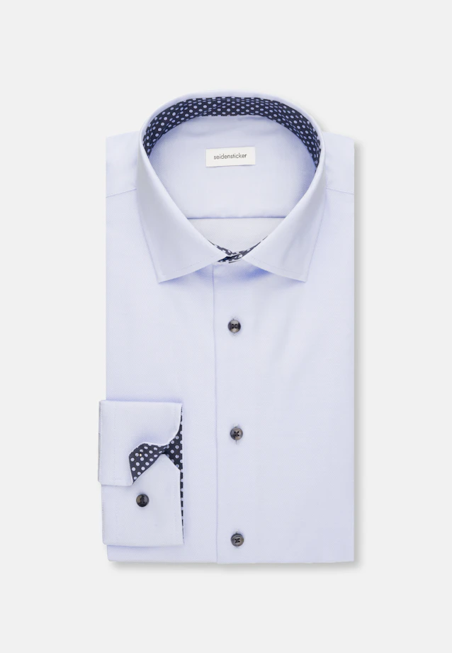 Shaped Business Hemd Uni in Hellblau |  Seidensticker Onlineshop