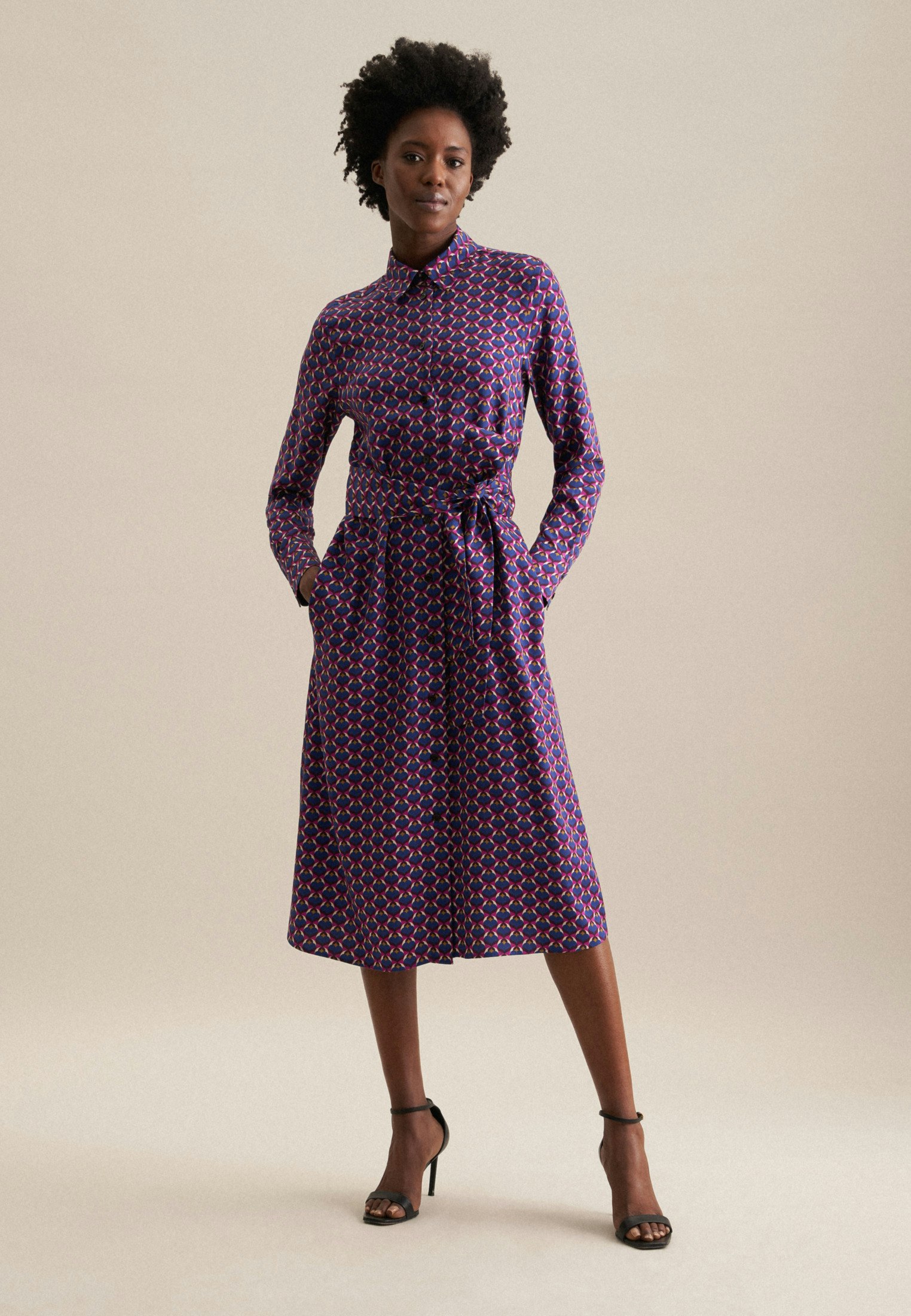 Purple collared dress hotsell