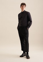 Non-iron Structure Business Shirt in Comfort with Kent-Collar in Black |  Seidensticker Onlineshop