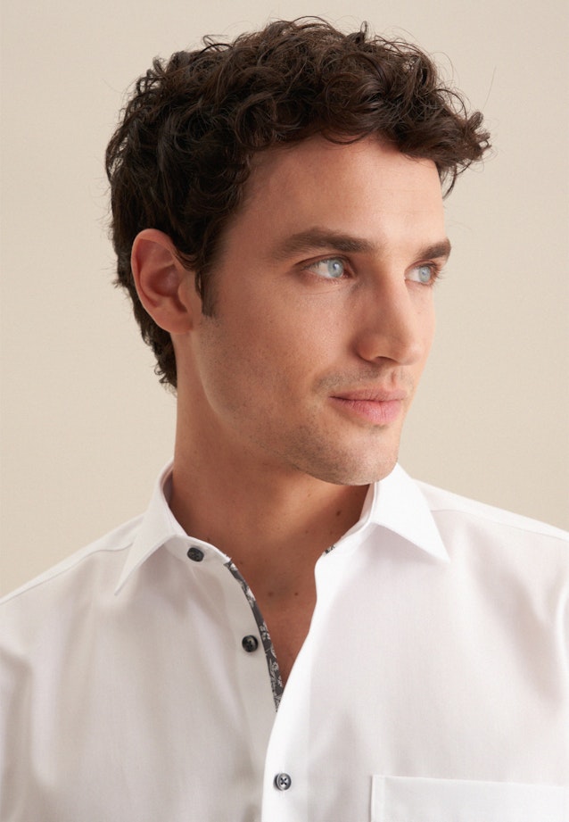 Comfort Business shirt Uni in White |  Seidensticker Onlineshop