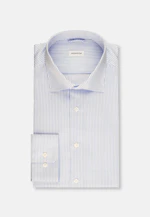 Shaped Business shirt Stripes in Middle Blue |  Seidensticker Onlineshop