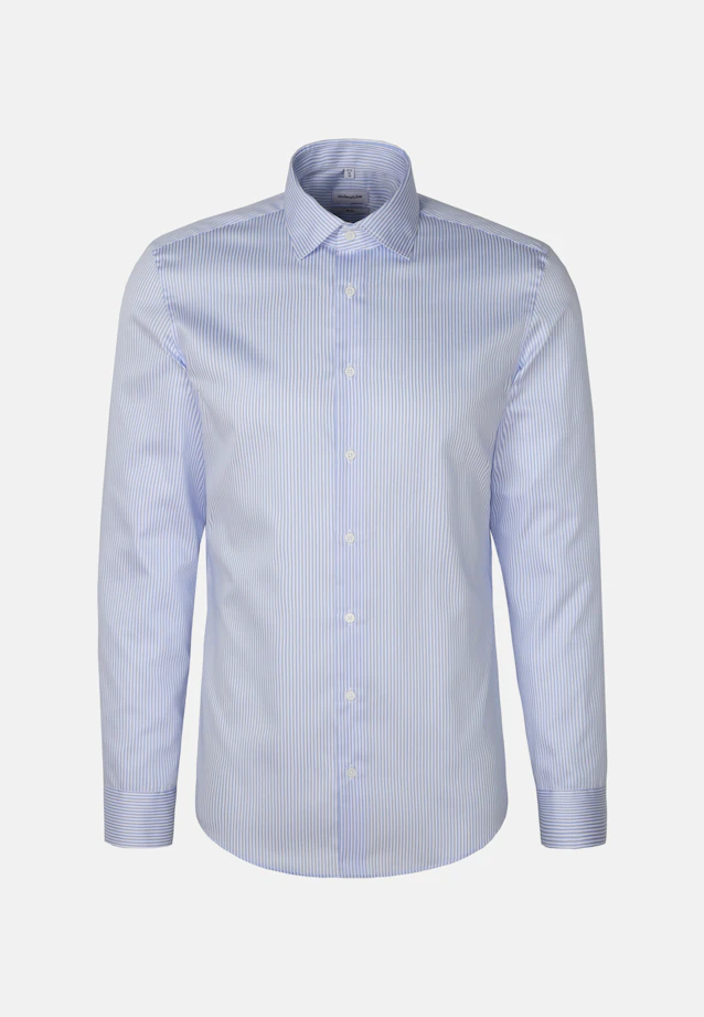 Shaped Chemise d'affaires Rayures in Bleu Moyen |  Seidensticker Onlineshop