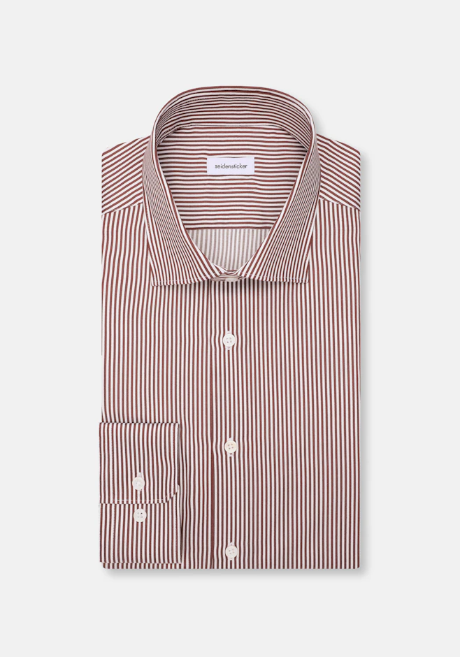 Shaped Business shirt Stripes in Rot | Seidensticker online shop
