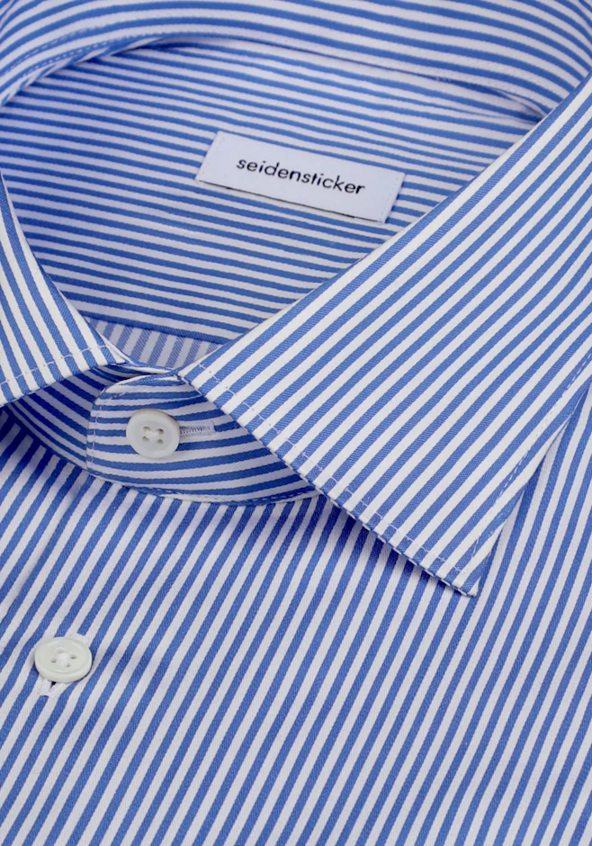 Shaped Chemise d'affaires Rayures dans Bleu Moyen | Boutique en ligne Seidensticker