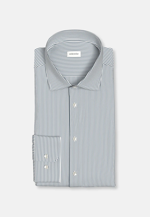 Shaped Chemise d'affaires Rayures in Vert |  Seidensticker Onlineshop