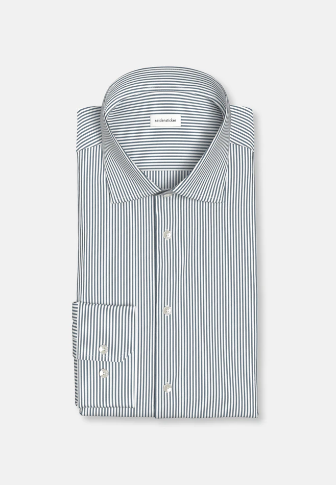 Shaped Chemise d'affaires Rayures dans Vert | Boutique en ligne Seidensticker