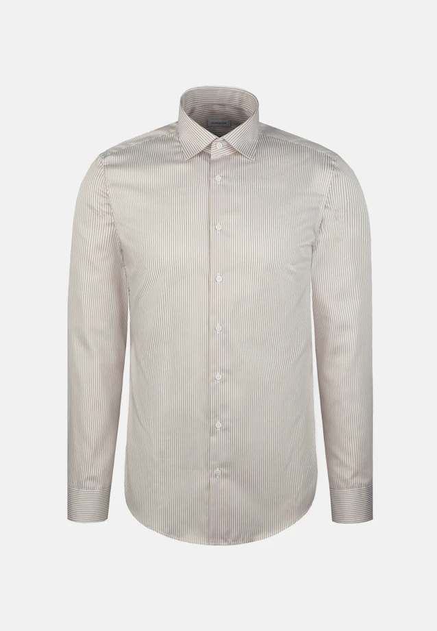 Shaped Chemise d'affaires Rayures in Beige |  Seidensticker Onlineshop