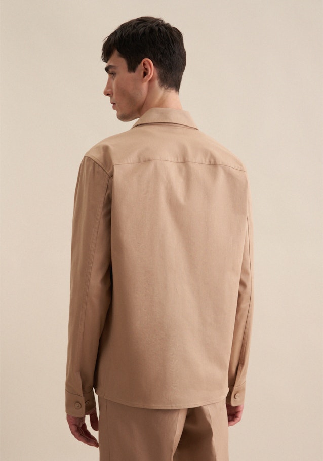 Regular Jacke Uni in Braun | Seidensticker Onlineshop