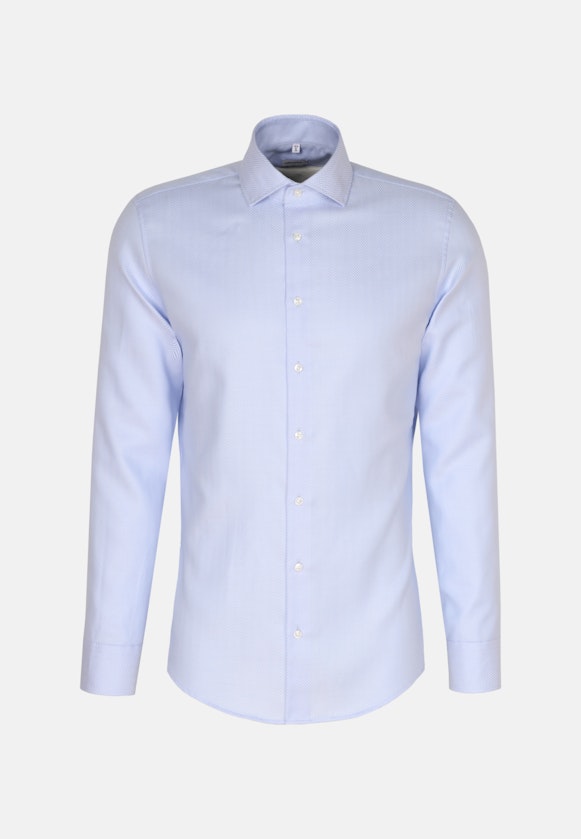 Shaped Business Hemd Streifen in Hellblau |  Seidensticker Onlineshop