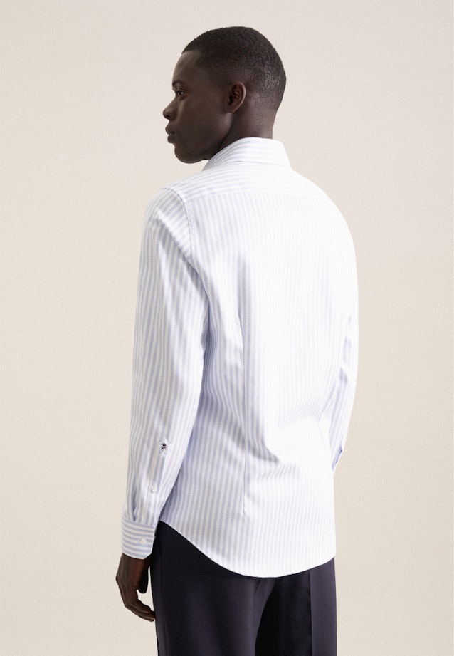 Shaped Business shirt Stripe in Light Blue |  Seidensticker Onlineshop