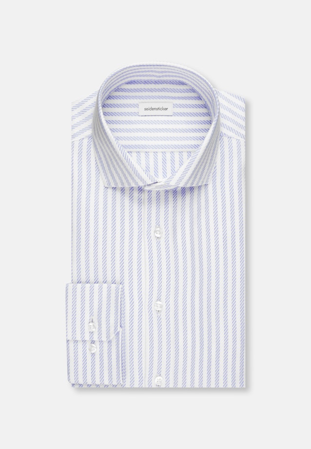 Shaped Business shirt Stripe in Light Blue |  Seidensticker Onlineshop