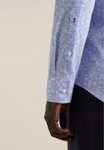 Shaped Chemise d'affaires Imprimé in Bleu Clair |  Seidensticker Onlineshop