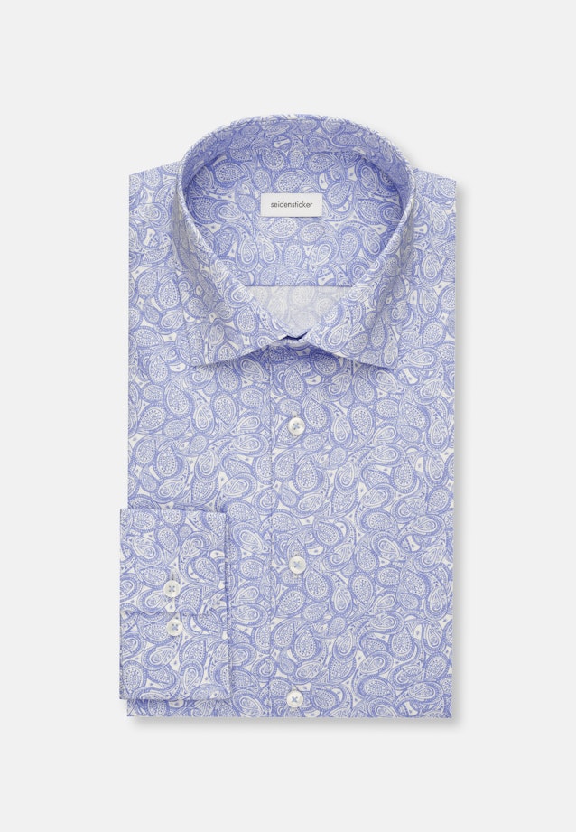 Shaped Chemise d'affaires Imprimé in Bleu Clair |  Seidensticker Onlineshop