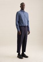 Shaped Business Hemd Druck in Grün |  Seidensticker Onlineshop