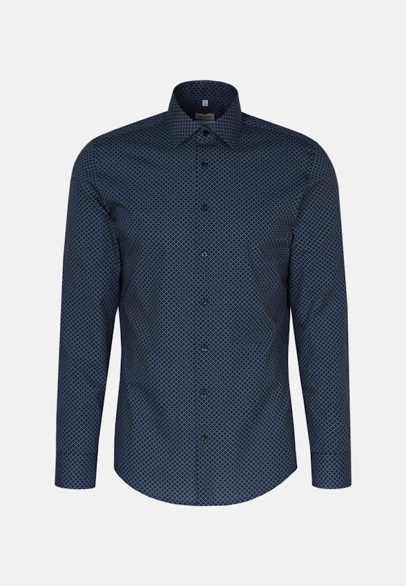 Shaped Business Hemd Druck in Grün |  Seidensticker Onlineshop