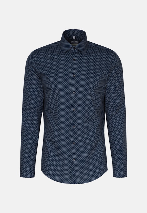 Shaped Business Hemd Druck in Grün |  Seidensticker Onlineshop